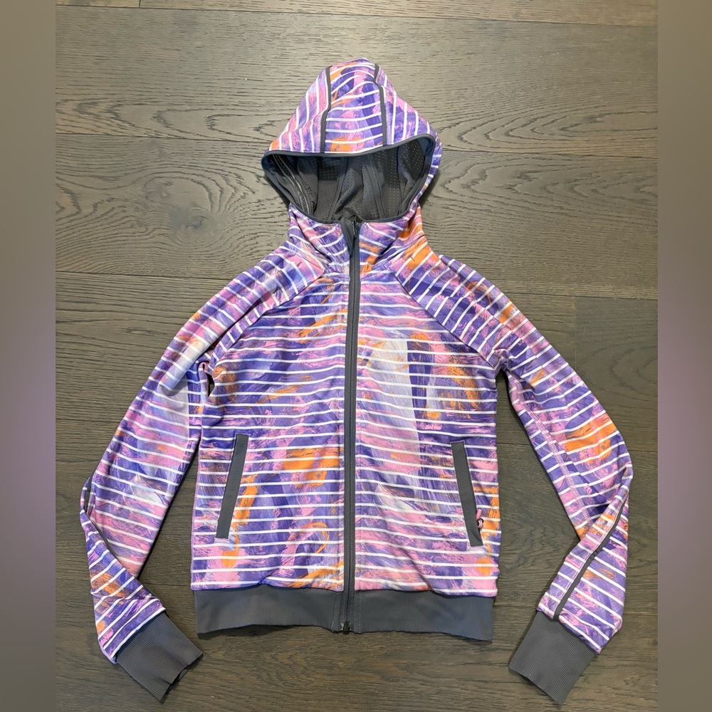 Ivivva by Lululemon girls reversible jacket sz 8 new ret $125